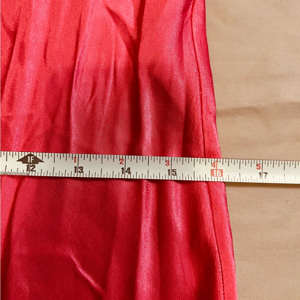 Nation LTD tank midi satin dress in pink color Size Medium - Picture 7 of 16